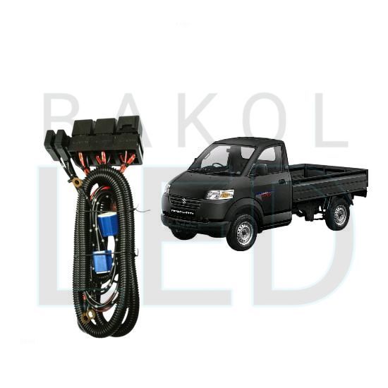 Relay Set Lampu Utama LED H4  Mobil Suzuki APV Pickup BL