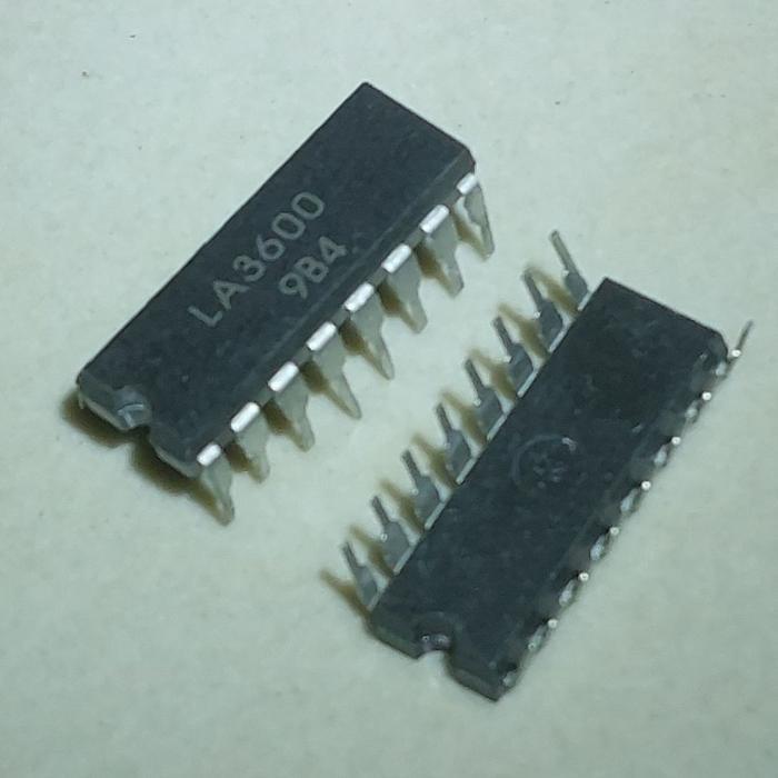 2 Buah 2Pcs LA3600 Dip-16 Tancap LA 3600 IC Sanyo Semicon Equalizer Stereo Galaxy 5-Band 5V 15V OpAm