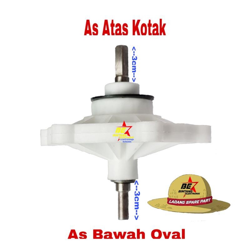 GEARBOX MESIN CUCI SANYO GEAR BOX SANYO GIR BOK SANYO 2 TABUNG