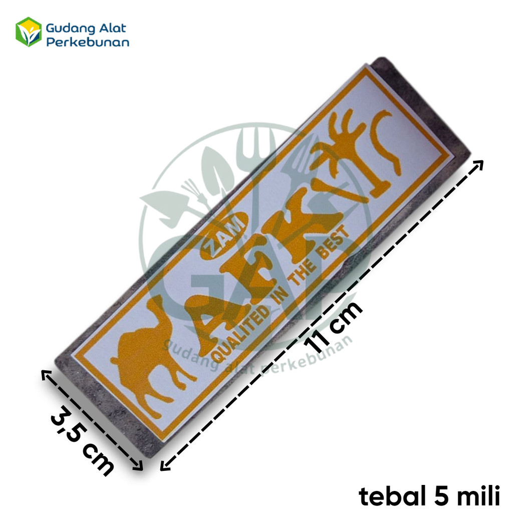 BATU ASAH UNTUK PISAU SADAP KARET MERK AFK SATUAN BATU ASAH PUTIH ASLI