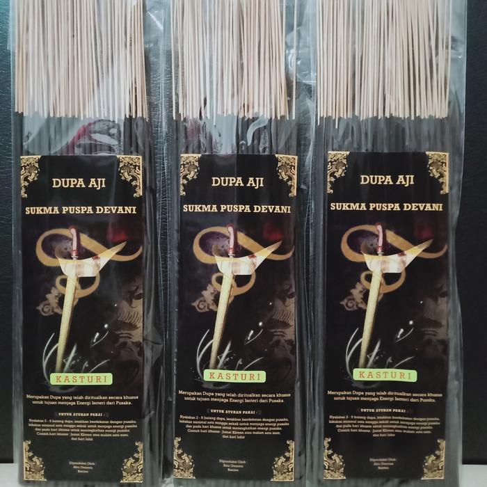 Dupa Aji Sukma Puspa Devani Aroma Kasturi 110 Gram Untuk Pusaka