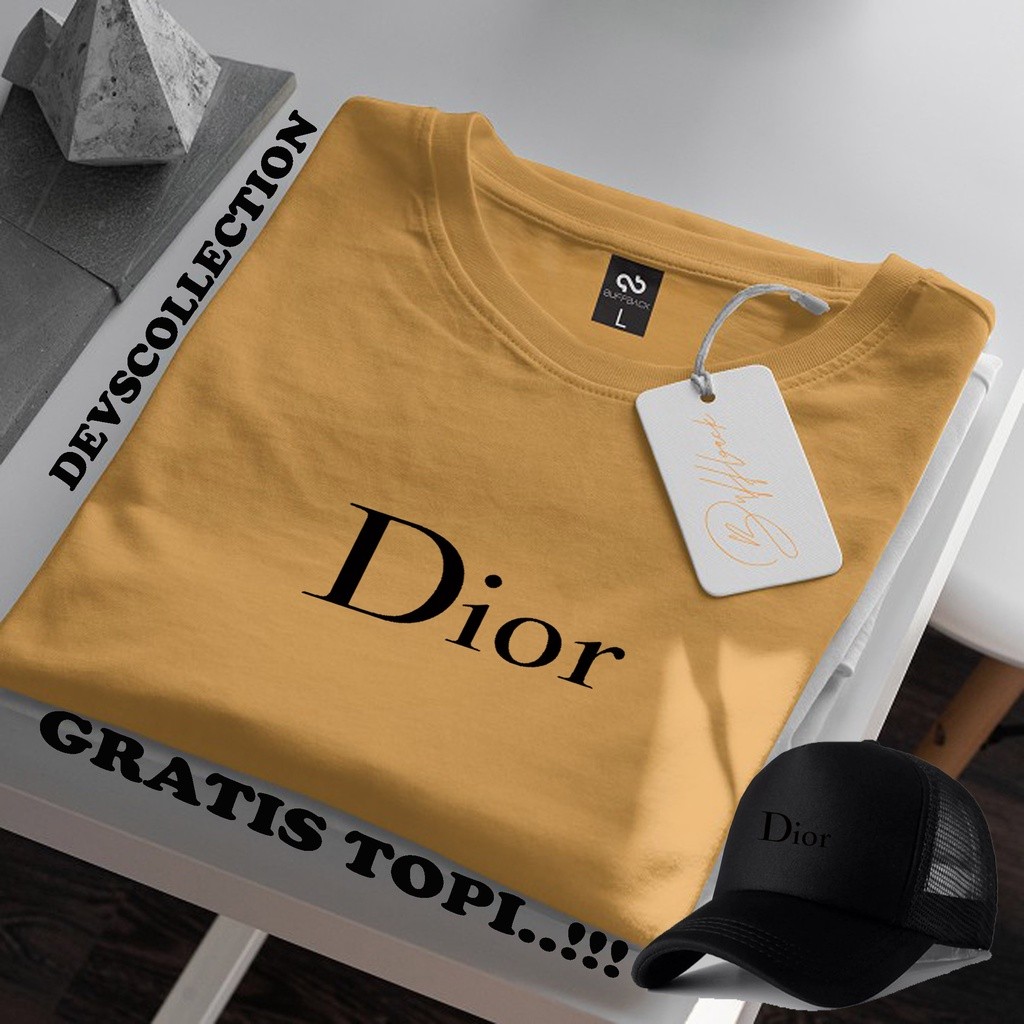 Trendy now BELI BAJU GRATIS TOPI... Kaos Distro Lengan Pendek D0r Text Hitam Kaos Pria Dan Wanita Pr