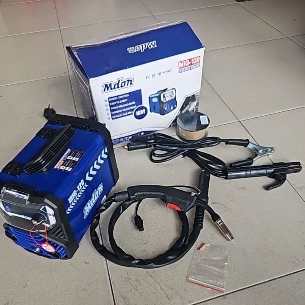 Travo Las Mig Mesin Las Mig 120 Mdon Tanpa Gas Bonus Kawat Las Mig