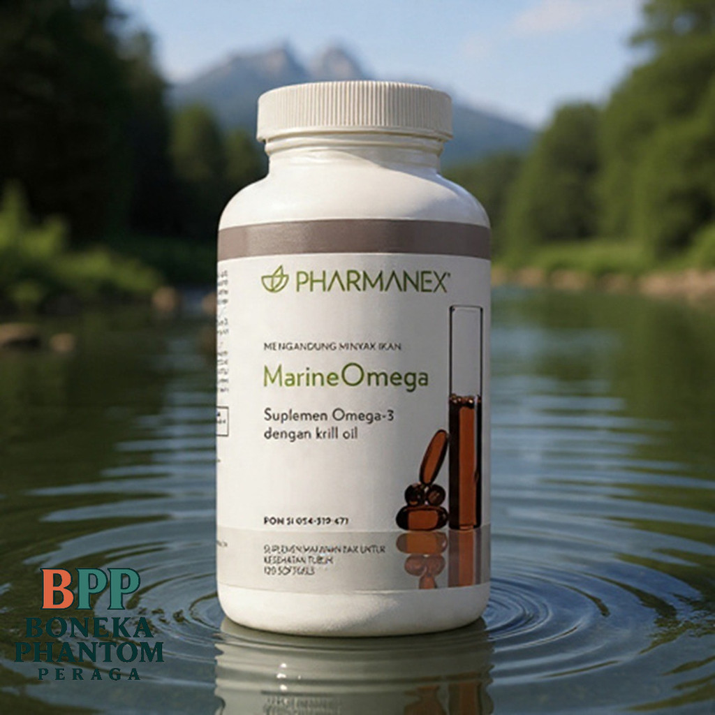 Marine Omega Nu Skin Original Suplemen Omega 3 Minyak Ikan Premium Untuk Jantung & Otak Sehat