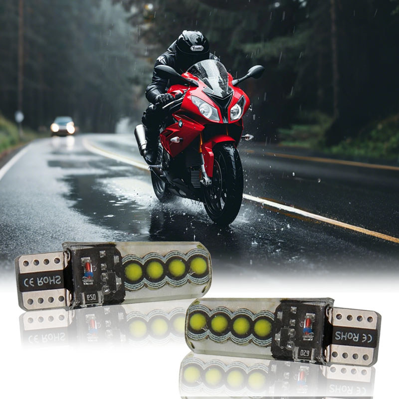 CARBOSS LAMPU LED SENJA T10 3 WARNA FLASH KEDIP 12 VOLT 24 VOLT 12V 24V / LAMPU SENJA KEDIP