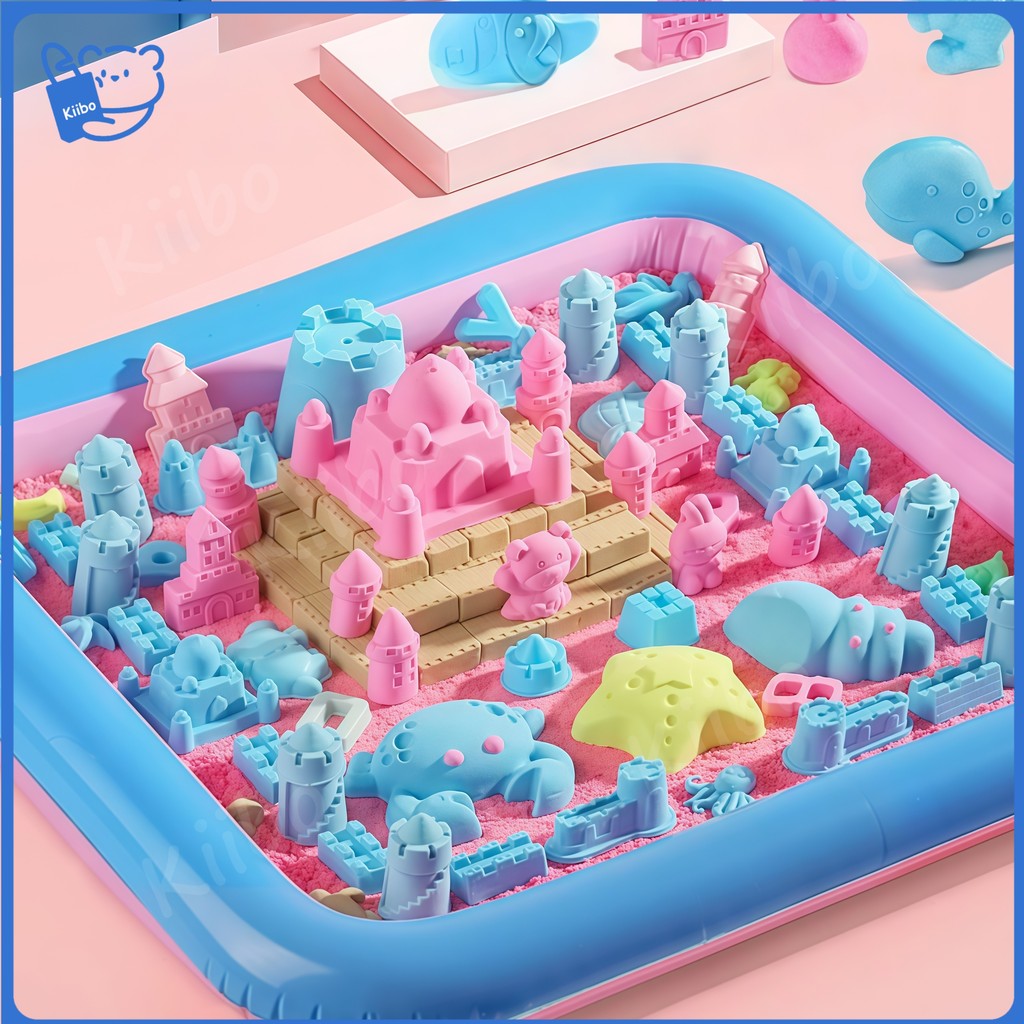 Mainan Pasir Ajaib / Pasir Ajaib 1kg Paket Lengkap Set Mainan Anak