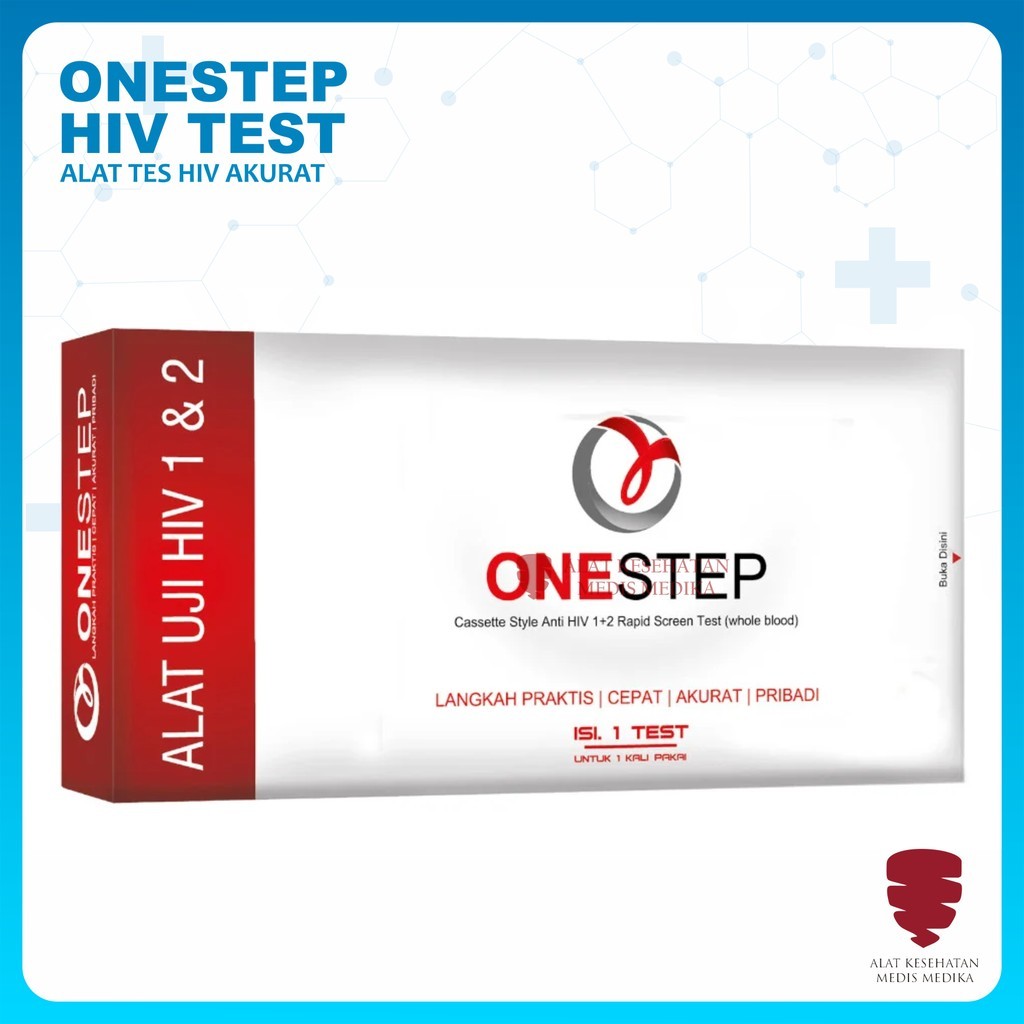 Cek Kesehatan Uji AIDS One Step Onestep Alat Tes HIV Test Diagnosa
