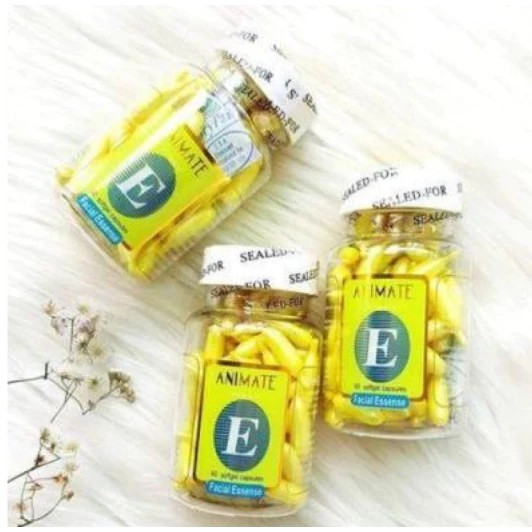 1 BOTOL SERUM KAPSUL ANIMATE BPOM ISI 60 PCS/ ANIMATE FACIAL ESSENCE KAPSUL SERUM