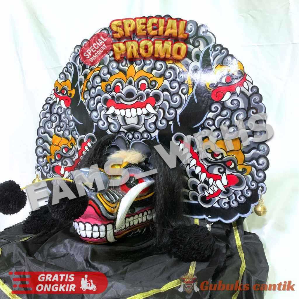 (COD)  Barongan Siung Gantung Asli Kayu Solid