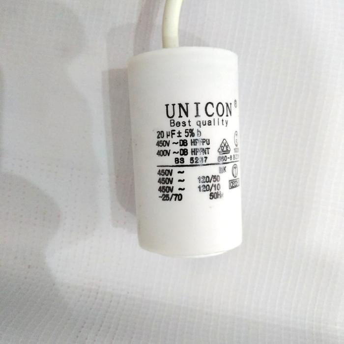 KAPASITOR CAPASITOR BULAT 20UF UNICON