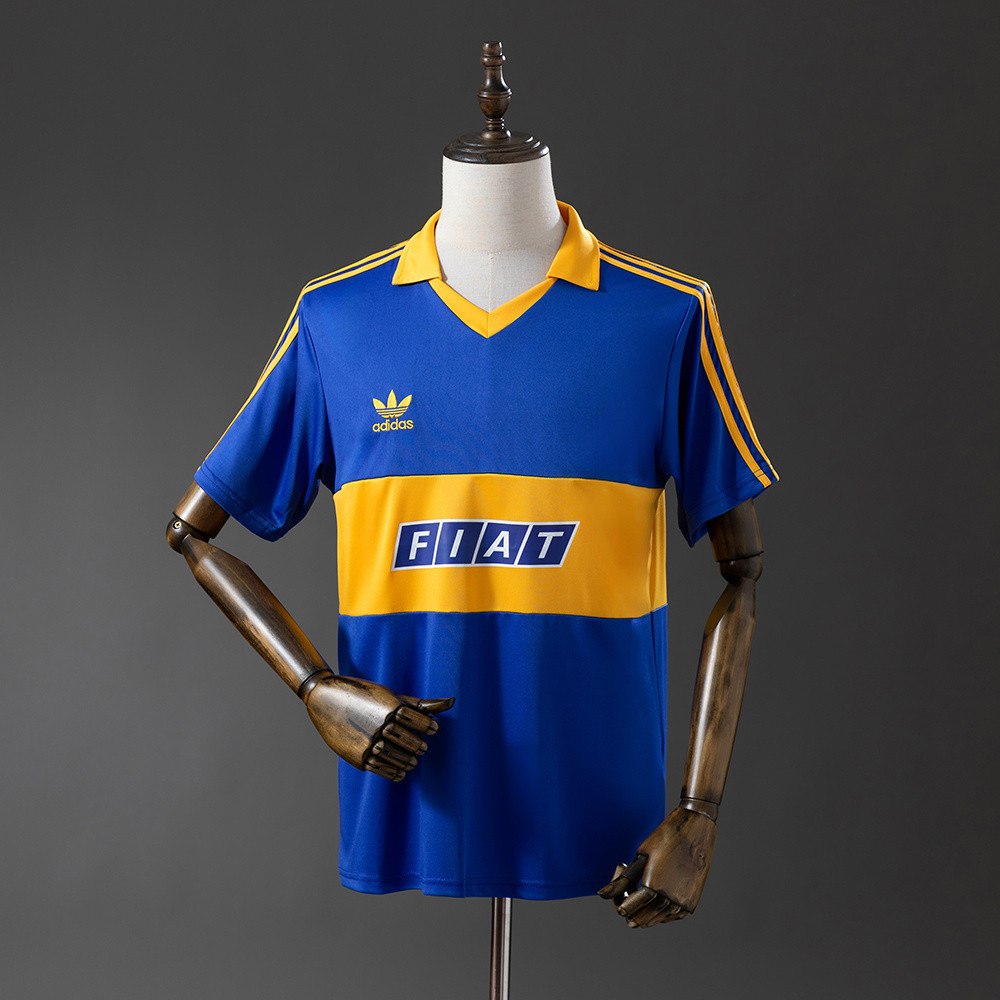 Jersey Boca Juniors 90/91 Home Retro T shirt pria