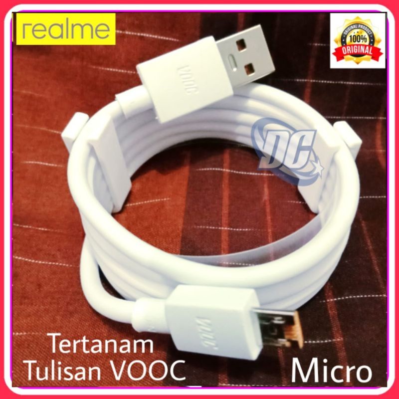 Kabel Data Fast Charging Realme 3 Pro Original 100% Kabel VOOC Micro USB