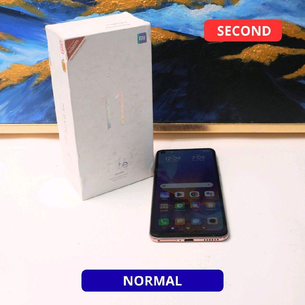 XIAOMI MI 11 LITE 8/128 GB - HP SECOND ORIGINAL SINAR MUTIARA CELL