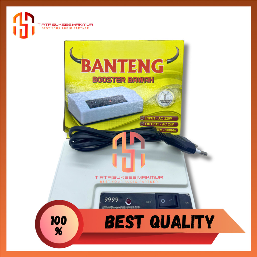 boster tv booster bawah / power supply antena uhf sejenis tanaka