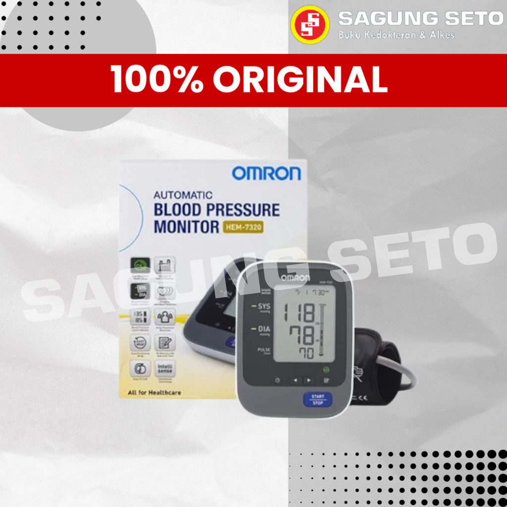 OMRON BLOOD PRESSURE MONITOR HEM-7320 / TENSIMETER DIGITAL OMRON