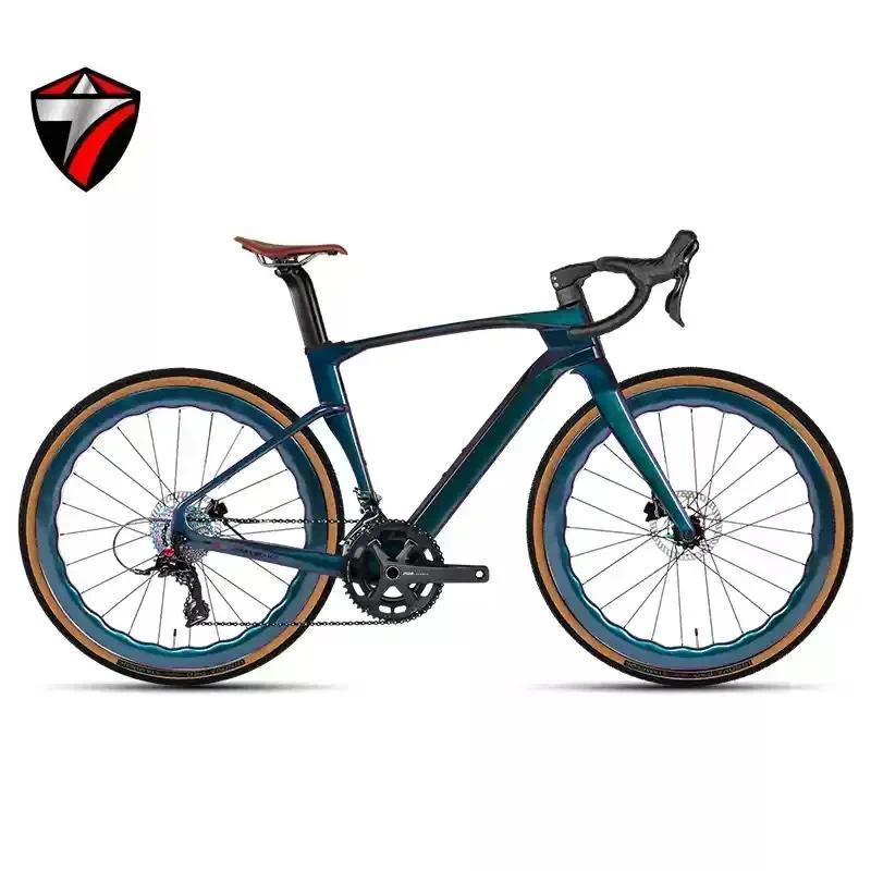 TWITTER Holographic color Gravel V3 RS-24Speed Off-road grade T900 carbon fiber bycicle 700*40C hydr