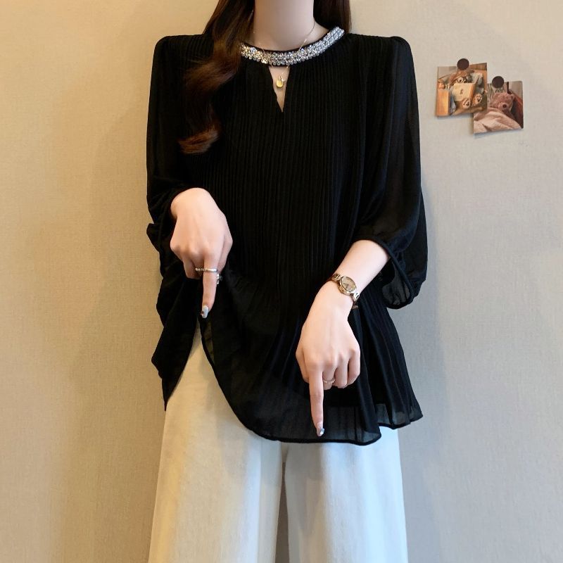 Blouse longgar besar berlian