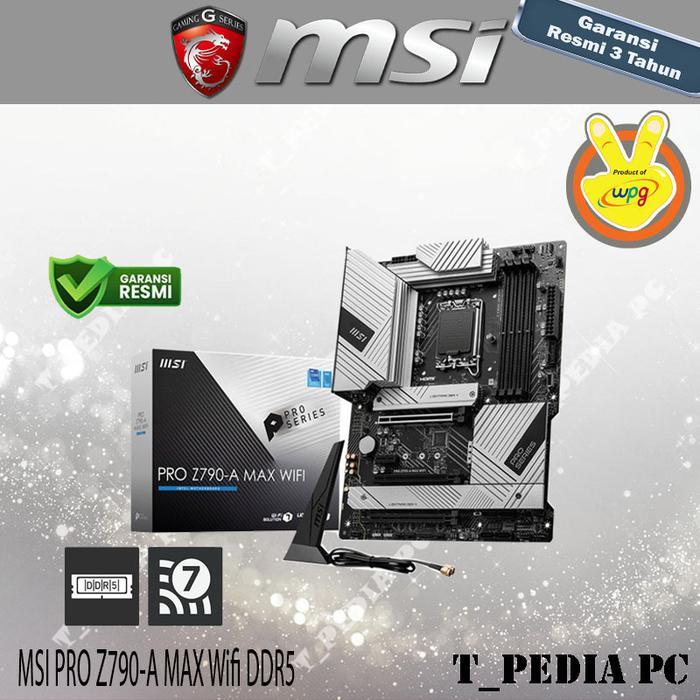 MSI PRO Z790-A MAX Wifi DDR5 (Intel LGA 1700, Z790)