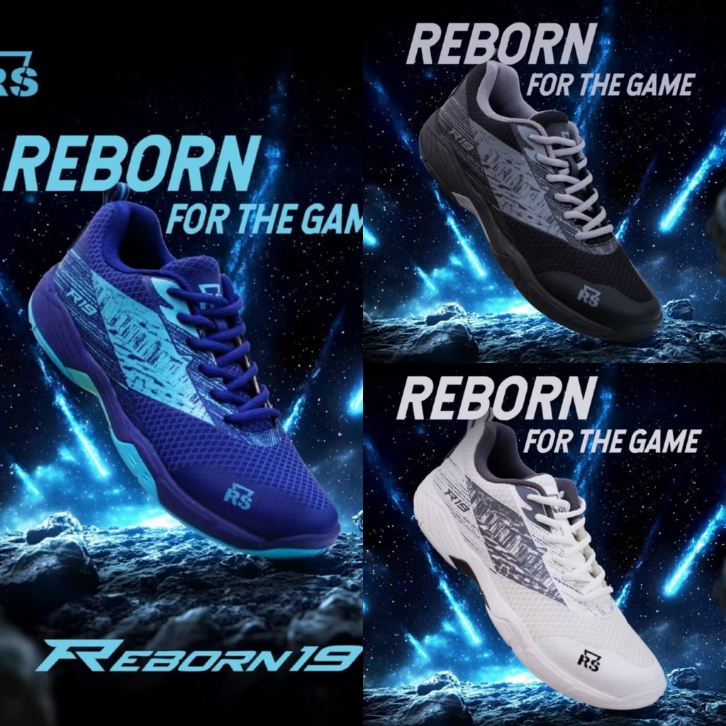 Sepatu Badmonton RS REBORN 19 LTD LIMITED EDITION Reinforce Speed ORI RS Badminton Shoes