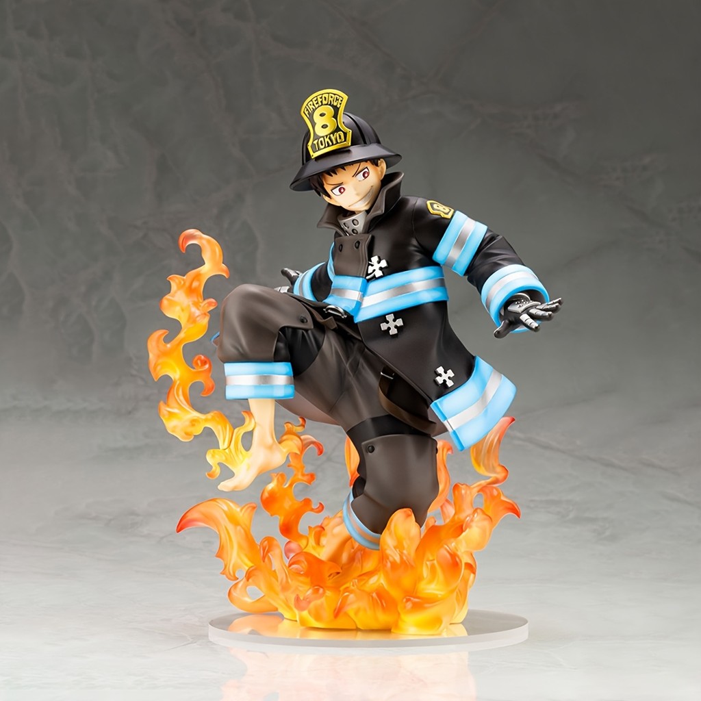 Enen no Shouboutai (Fire Force) Shinra Anime Character Statue Model Collectible Figure Toy Decoratio