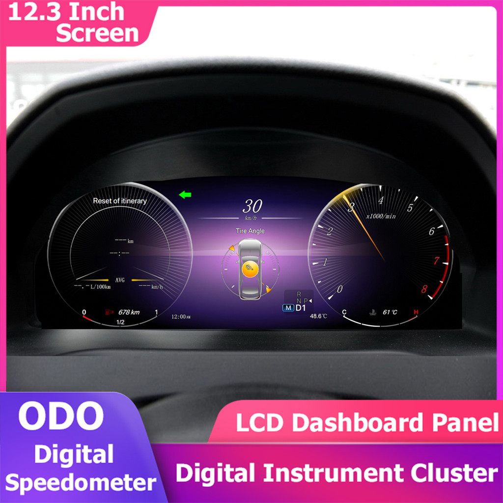 LCD trument Cluster Speedometer For Mercedes Benz C-Class W204 NTG4.0 2008-2011 Dashboard Tachometer
