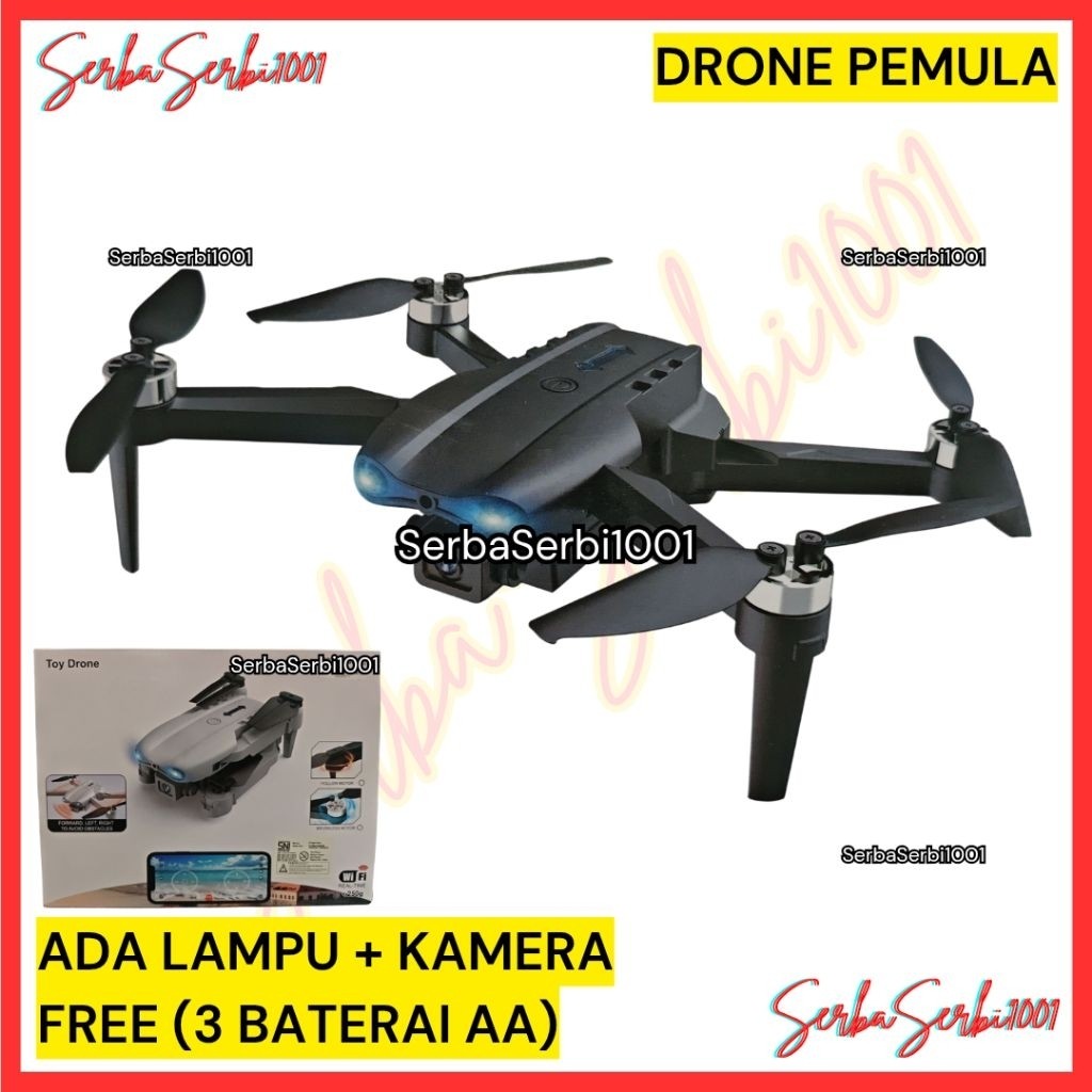 PROMO(FREE 3 BATERAI) DRONE / DRONE PEMULA / MAINAN DRONE KAMERA E99READY