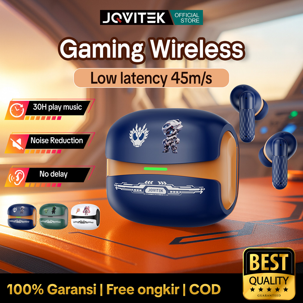 Jqvitek Bluetooth Earphone TWS Gaming ACS 40S Low latency Bluetooth 5.4 True Wireless Stereo V5.4 Su