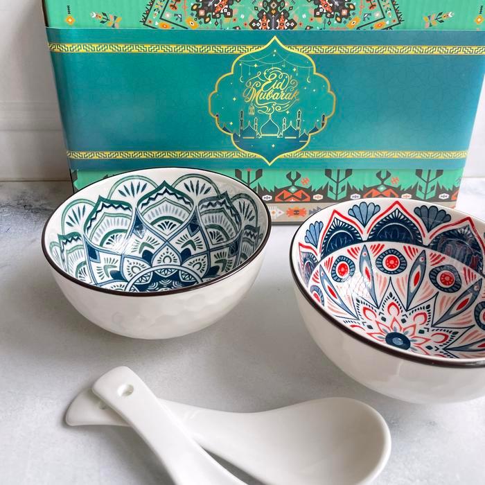 Hampers Mangkok keramik set/Bowl set/ Bohemia gift Bowl set -  bohemia