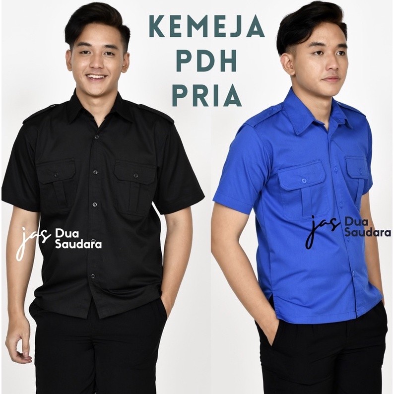S2_PROMO_KEMEJA PDH PRIA / KEMEJA KANTONG DADA / KEMEJA PRIA KANTONG DUA / KEMEJA PRIA / KEMEJA DINA