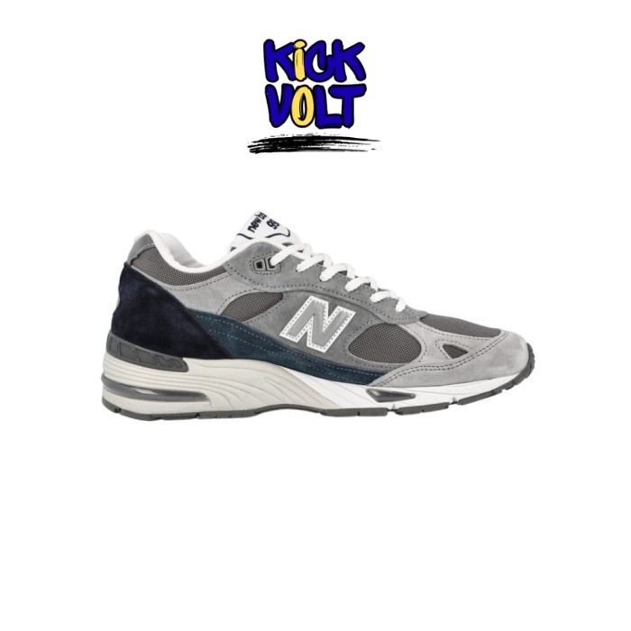 Sneakers New Balance 991 Grey Blue Made In England  Original Unisex