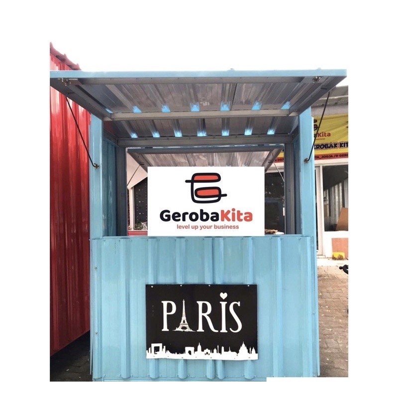 PROMO AKHIR TAHUN Booth container  termurah / gerobak container / booth container murah / gerobak se