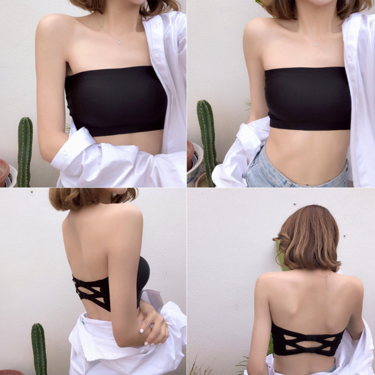 F6170 Kemben Crop Wanita / Bra Kemben Wanita / Bra Kemben Strapless / Kemben Seamless / Kemben Crop 
