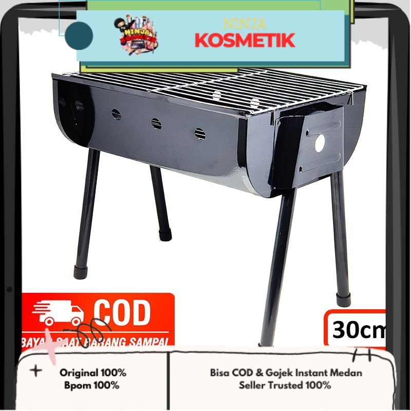 Maspion Alat Panggangan Arang 30cm | Bbq Grill Pan | Bakaran Areng | Perangkat Memanggang | Barbeque