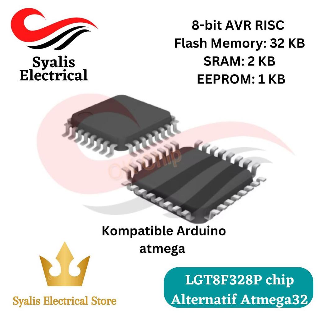 LGT8F328P LGT LGT8F chip alternatif Atmega328P chip arduino [Syalis]