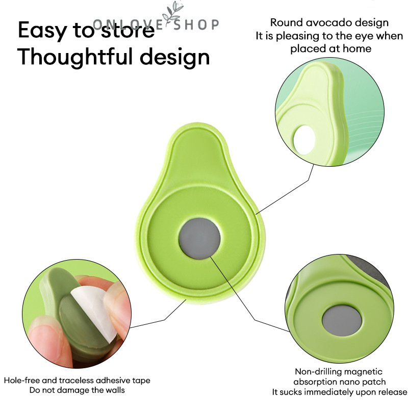 Kontrol Jarak Jauh Patch Magnetik Bebas Pukulan Pita Perekat Mulus Penyimpanan Dinding Dipasang ONLO