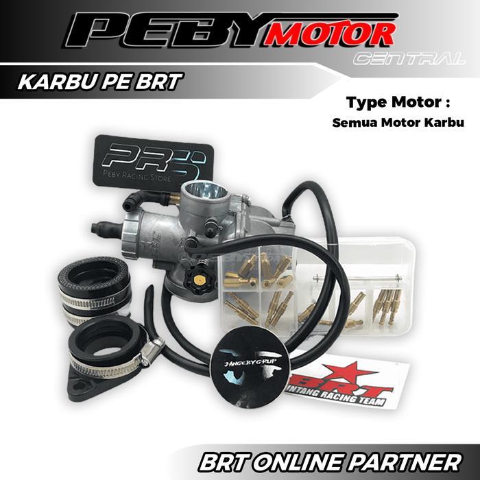 Karburator Karbu Racing BRT PE 24 26 28 30 Super Flow - PE 24