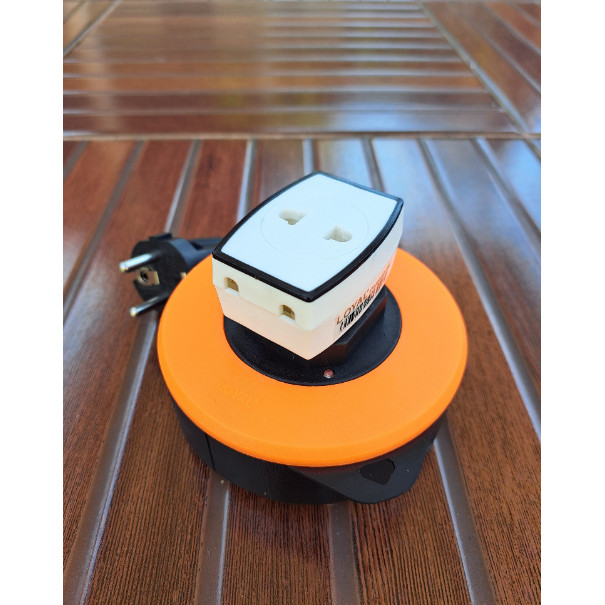 Mini Kabel Roll Travell Colokan Listrik 3 Lubang Panjang 3 M