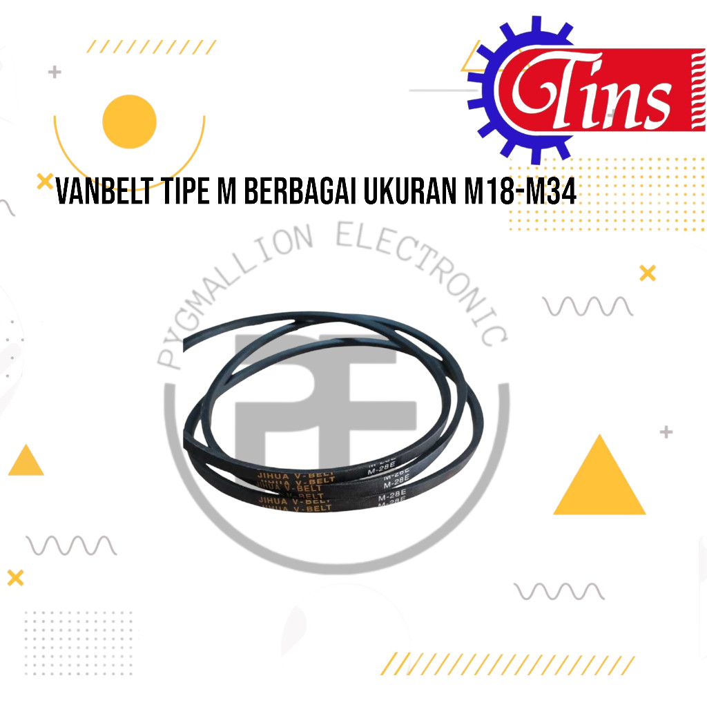 VANBELT TIPE M BERBAGAI UKURAN M18-M34