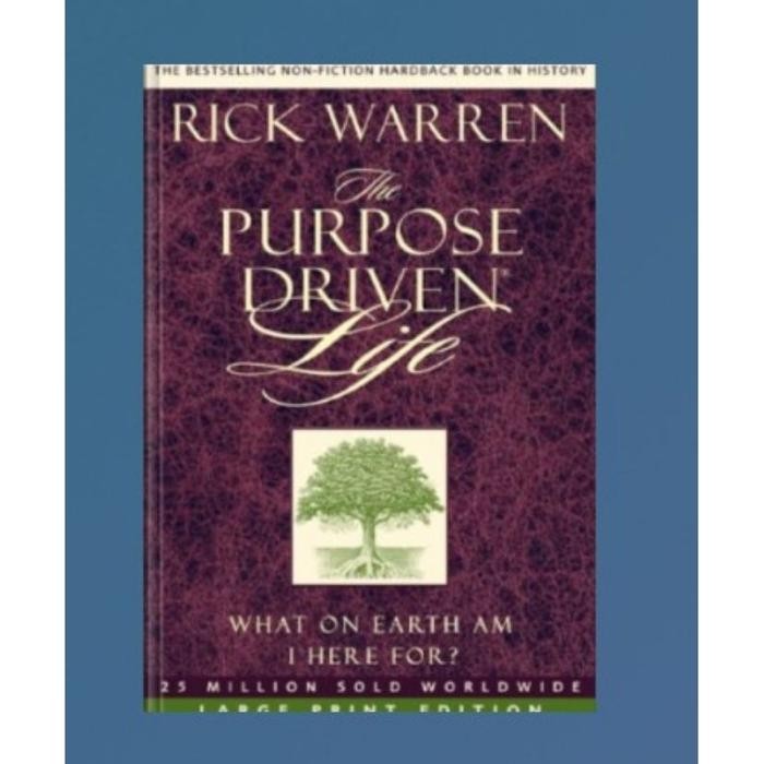 buku fisik The Purpose-Driven Life - What on Earth Am I Here For?