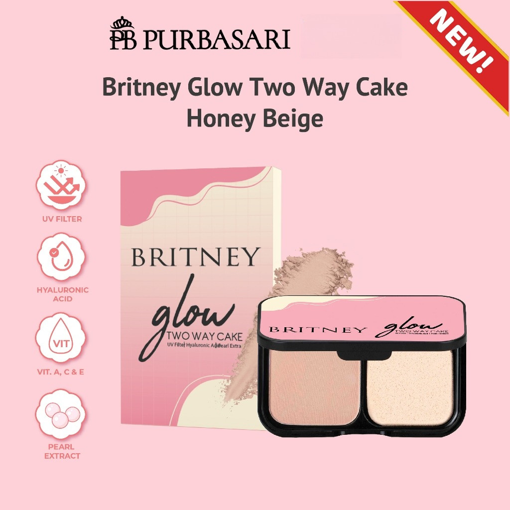 Najmia Ofc Britney Glow Two Way Cake l Pb