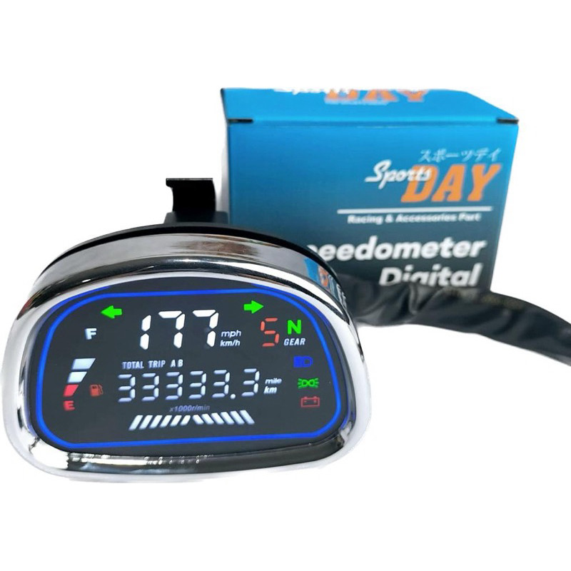 Speedo Spidometer CB S90 full digital IMPORT