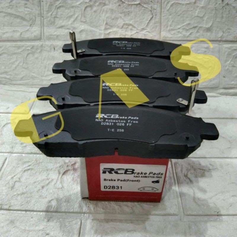 Kampas rem brake pad depan Hiace Premio merk RCB 4pcs