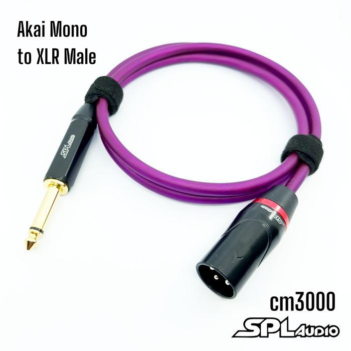 SPL Audio  Jack Akai Mono to XLR Male Logam Kabel SPL CM3000 - Ungu, 1m