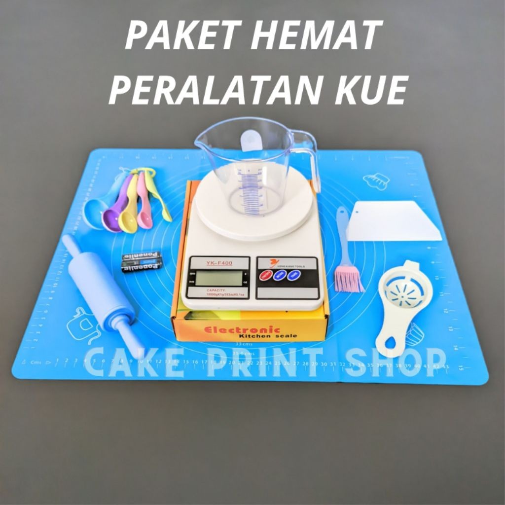 Paket Hemat Alat Pembuat Adonan Kue / Peralatan Kue Lengkap DISKON