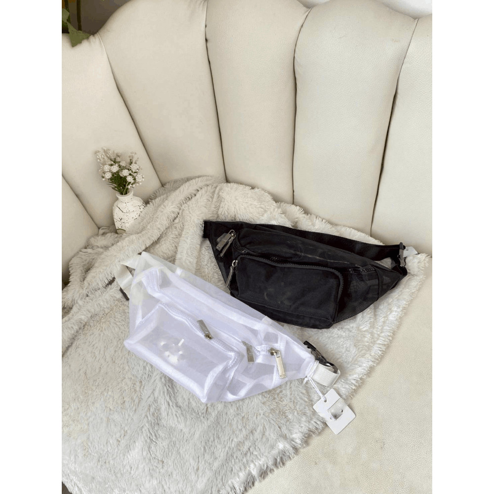 Waistbag yoga belt  bag transparant 4l0 unisex terbaru sporty