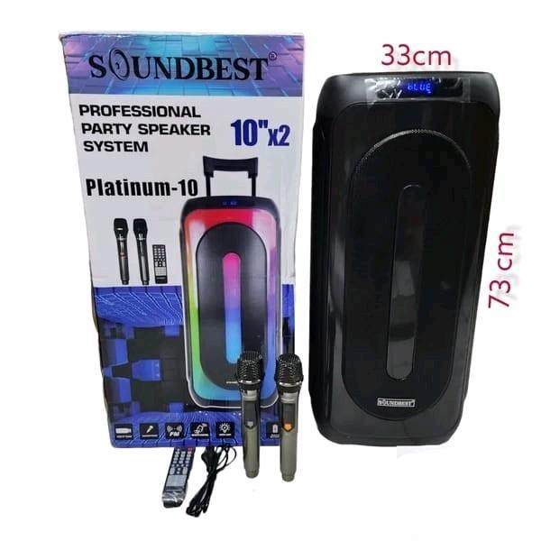 speaker portable soundbest platinum 10 SOUNDBEST PLATINUM10 10''