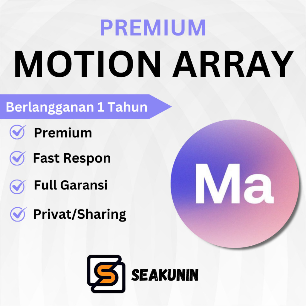 Motion Array Download Premium 1 Tahun Bukan Akun Sharing Bebas Bergaransi