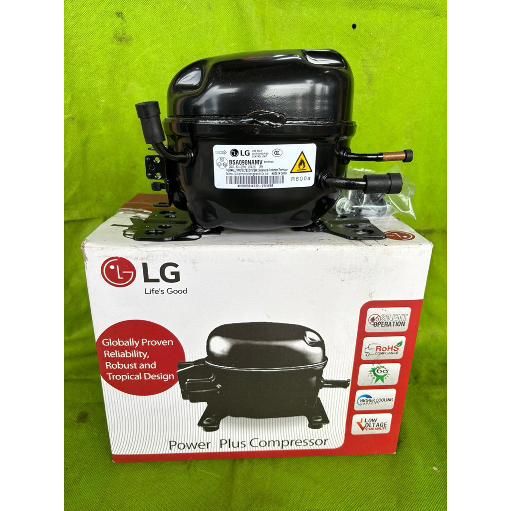 Inverter Compressor Kompressor Kulkas LG Inverter BSA090NAMV Freon R600a 1/4Hp