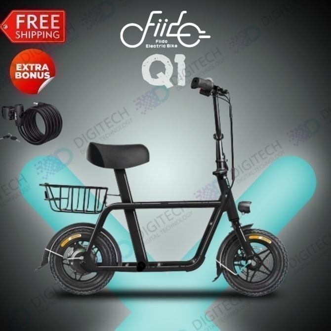 Sepeda Scooter Listrik FIIDO Q1 Series 36V 250W 10.4Ah