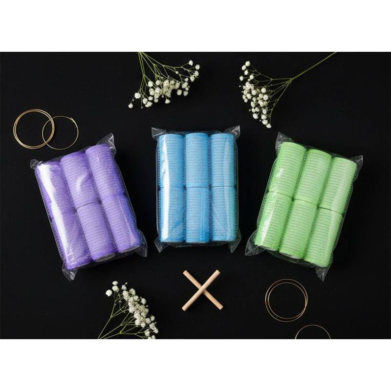 Roll rambut kecil warna roll poni rol korea keriting isi 6 pcs PS